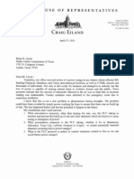 2011 April Eilland Letter to PUC Over TXcity Outage