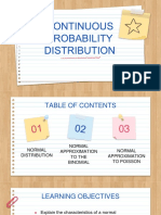 Continuous Probability Distribution