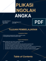 KD 3.4 - 4.4 Aplikasi Pengolah Angka