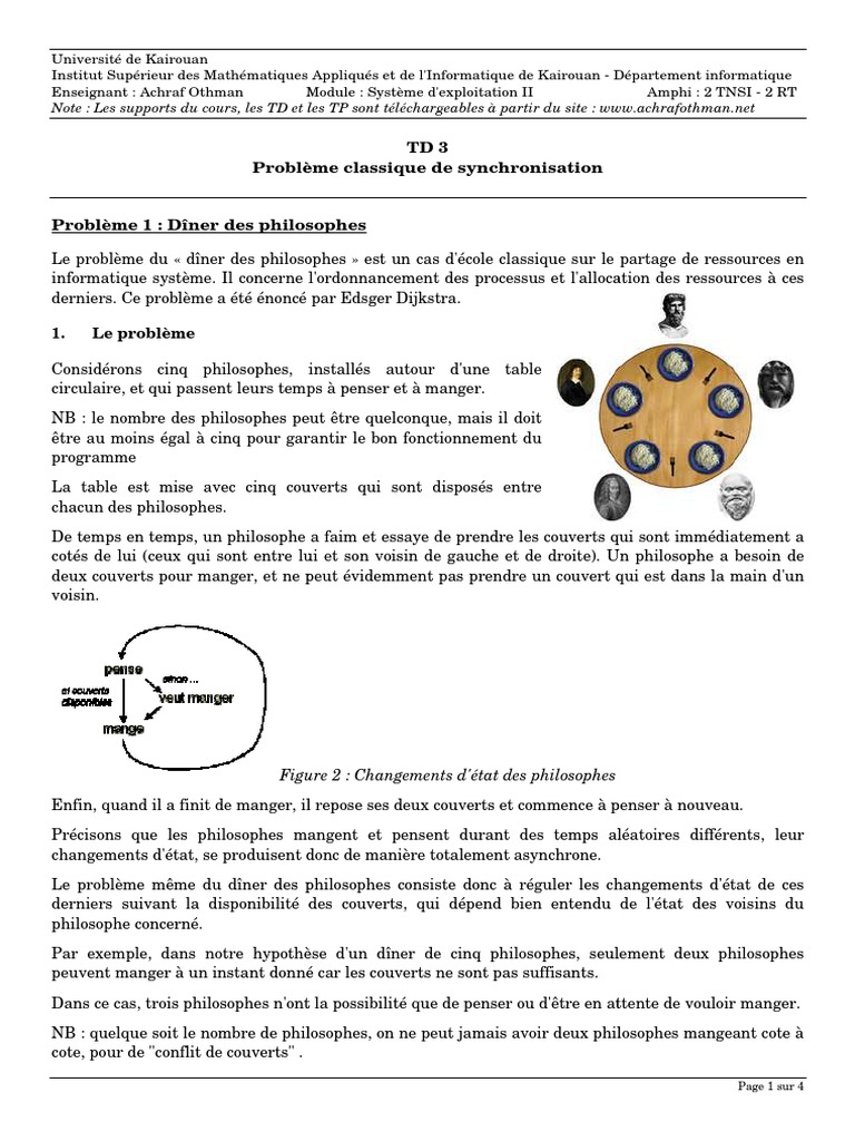 Sys Expl II TD 3 | PDF | Concurrence (Informatique) | Informatique