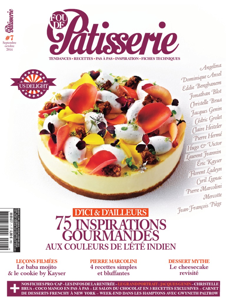 Fou Patisserie N°07 by Fou Patisserie, PDF, Macaron