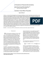 Postmortem Axial Heat Transfer