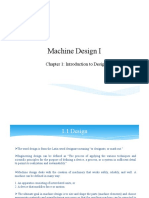 Machine Design I: Chapter 1: Introduction To Design