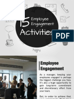 15 Employee Engagement Activities