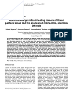 Ticks and Mange Mites Infesting Camels of Boran Pastoral Areas and The Associated Risk Factors, Southern Ethiopia