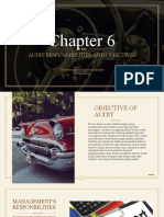 Audit Responsibilities and Objectives (Chapter 6)