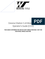 Cessna Citation CJ4 User Guide