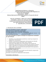 Guia de Actividades y Rúbrica de Evaluación - Paso 3 - Identificación y Formulación