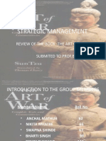 Strategic Management: Review of The Book:The Art of War Submited To Prof - Bobade