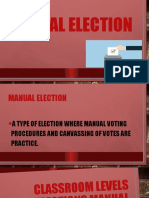 Classroom Levels-Manual Election