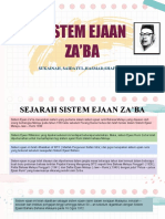 SISTEM EJAAN ZA'BA