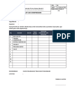 FORM HSSE PPUM 027L Checklist Compressor Form