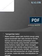 Gabungan PPT Kalor, Kerja Mekanis, Dan Hukum 1 Termodinamika