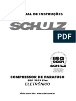 Manual de instruções compressor SRP 3075