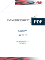 R2T Sadev Parts RETAIL Price List V1 30.03.2017