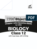Disha Biology 1700 Objective Question Bank For CBSE Class 12 - JEEBOOKS - in