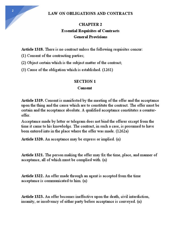 Module 6 ESSENTIAL REQUISITES OF CONTRACTS - Codals | PDF ...
