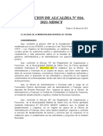 MODELO DE RESOLUCION DE DESIGNACION DE ABASTECIMIENTO