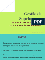 Gestão de Suprimentos: Previsão de Demanda