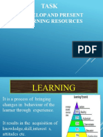 Develop and Present Learning Resources