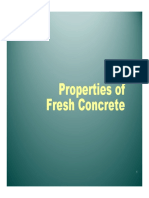 Properties of Fresh Concrete: Workability, Density, and More