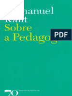 Immanuel Kant - Sobre A Pedagogia 80p