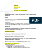 Valuation and Account Assignment