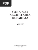 Guia para Secretaria de Igreja