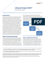 What Is Understanding by Design (Ubd) ?: Tyler L. D'Angelo, Andrew C. Thoron, and J. C. Bunch