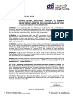 Memorandum - Circular - No - 21-32 (DTI Operational Capacity Under Alert Level System)