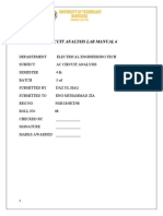 Ac Circuit Analysis Lab Manual 6