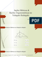 Relações Métricas e Razões Trigonométricas No Triângulo Retângulo - Aula 03-08-20