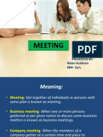 Meeting-Company Law