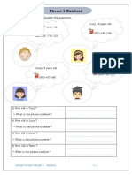 Theme 1 Numbers: Exercise 1: Read and Answer The Questions