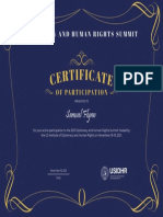 Certificate Usidhr Summit 2021 00 770