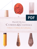 Resumo Comida e Cozinha Ciencia e Cultura Da Culinaria Harold Mcgee