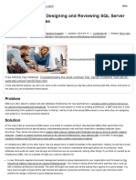 DBAs Checklist For Designing and Reviewing SQL Server System Architectures