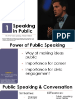 Chapter 1 Public Speaking 