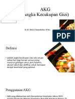 AKG (Angka Kecukupan Gizi) : by Dr. Elmina Tampubolon, M.Kes