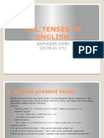 All Tenses in English