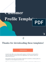 Customer profiles templates