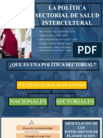 GRUPO 5 - Politica Sectorial de Salud Intercultural