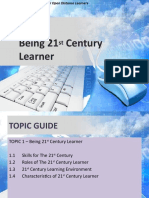 TOPIC 1 - Being 21st Century Learner