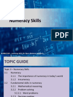 TOPIC 3 - Numeracy Skills