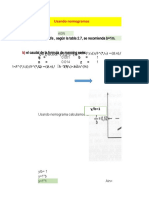 Calculo de sección transversal de canal usando nomogramas