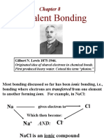 Covalent Bonding: Gilbert N. Lewis 1875-1946