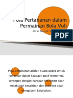 Pola Pertahanan Dalam Permainan Bola Voli