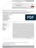 Malaria in Selected Non-Amazonian Countries of Latin America