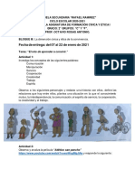 Formación Cívica y Ética 2° C y F BLOQUE 3 Primera Semana