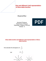 Dirac-Delta Function and Different Limit Representation of Dirac-Delta Function